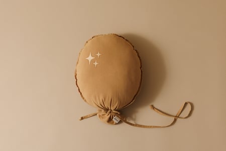 Mini Coussin Ballon Décoratif - Camel