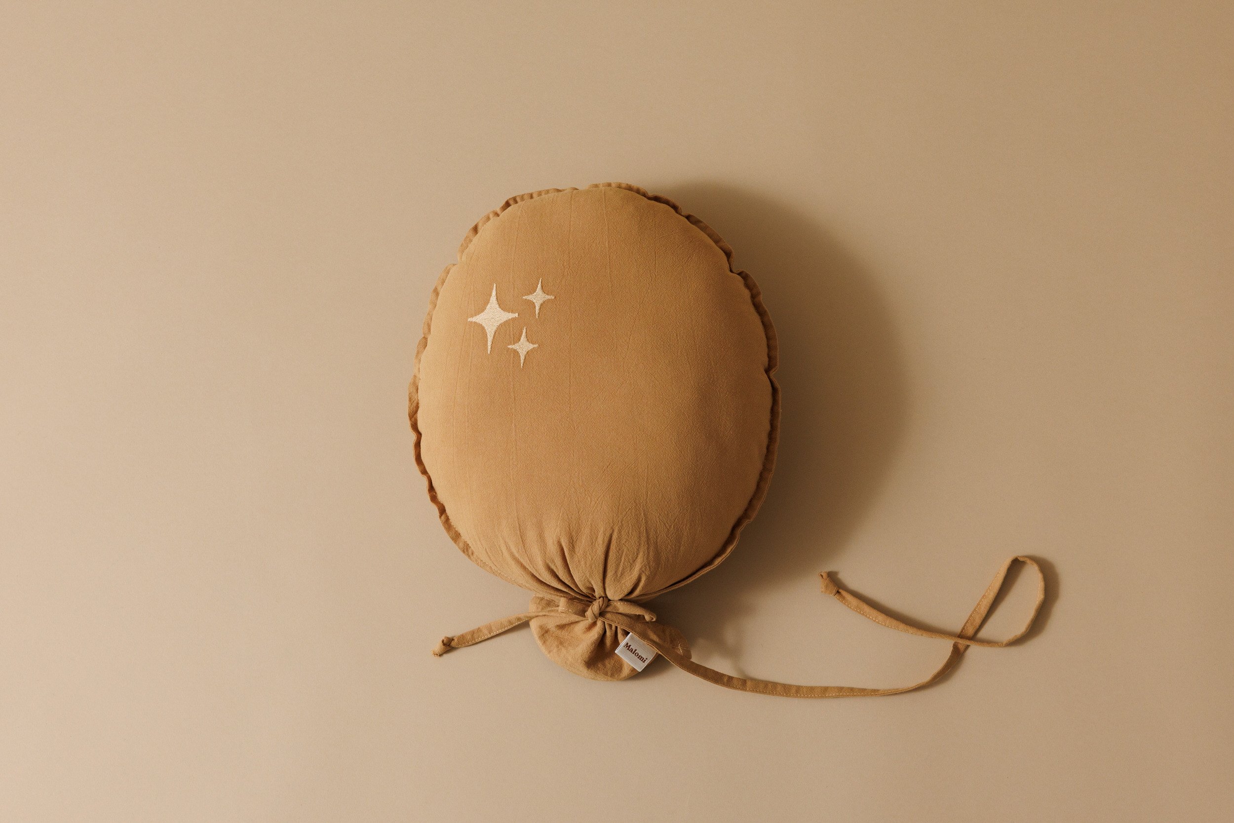 Mini Coussin Ballon Décoratif - Camel