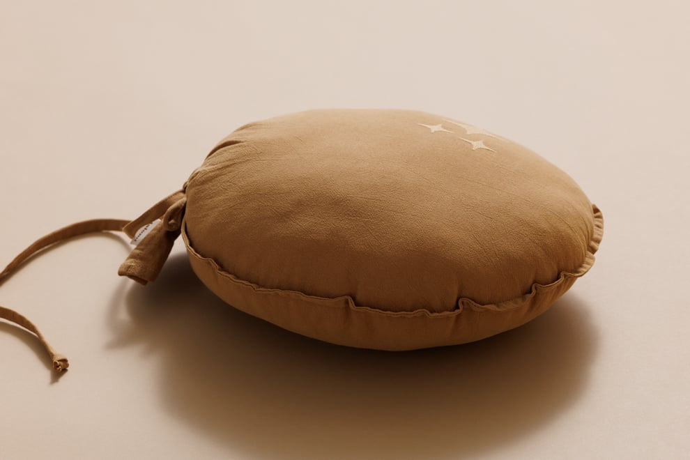 Mini Coussin Ballon Décoratif - Camel