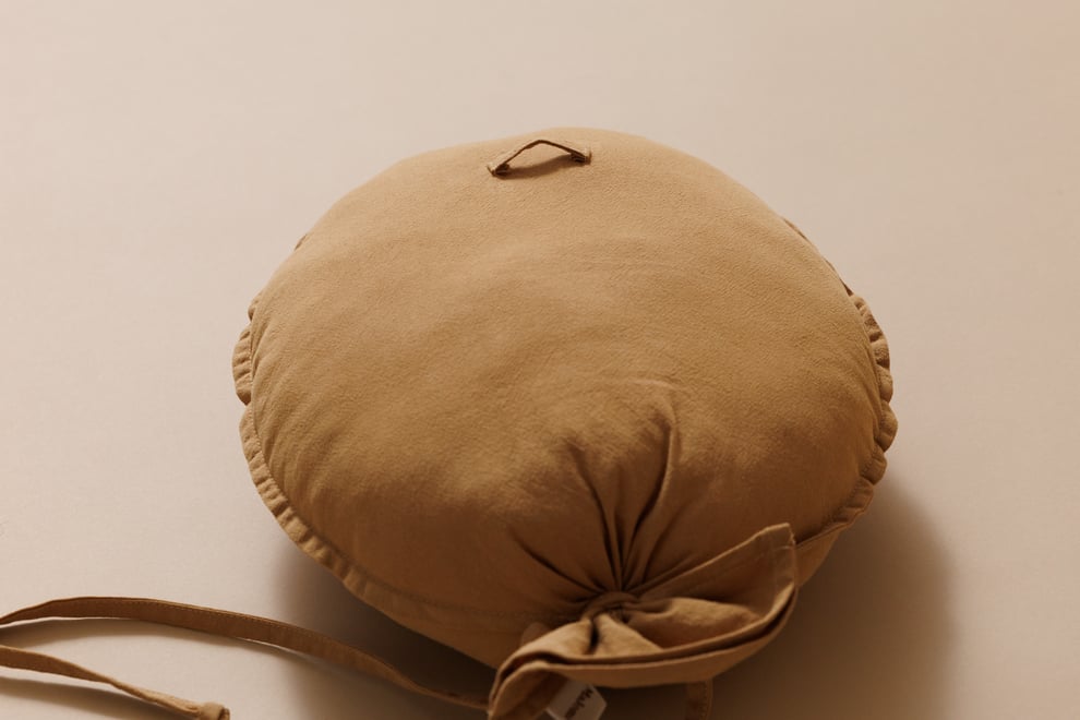 Mini Coussin Ballon Décoratif - Camel