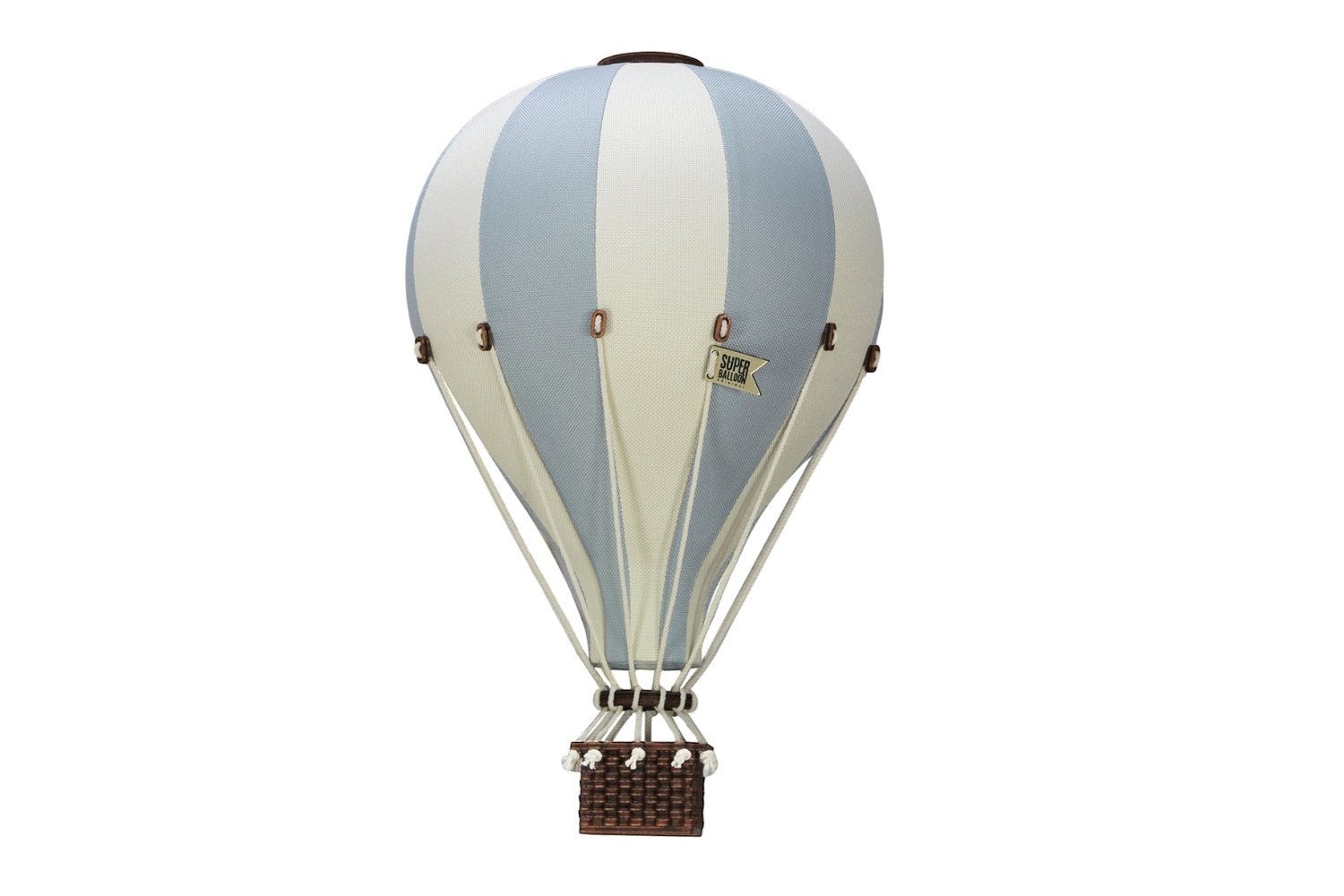 Blue & Ecru Hot Air Balloon