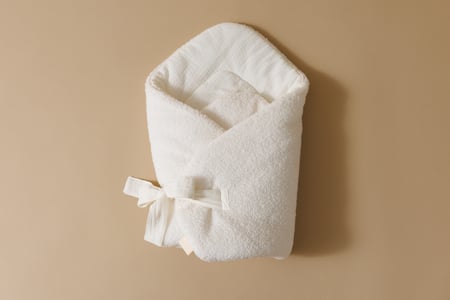 Boucle Vanilla Swaddle