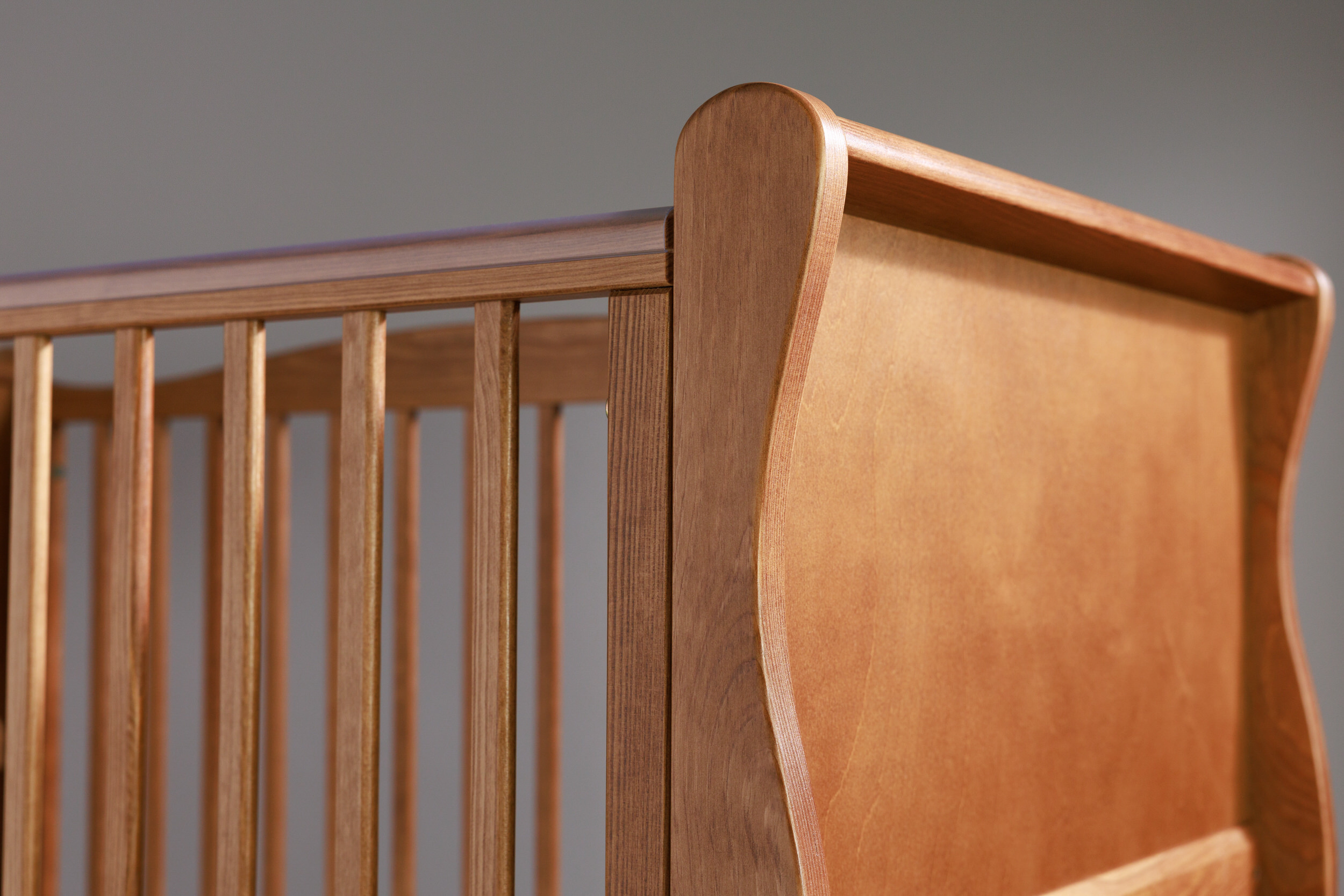 - Lit Bébé Évolutif Stella 70x140cm - Vintage - Bois Naturel (Mon Lit Cabane) - Image 6