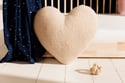 Cuscino Cuore Boucle Cioccolato