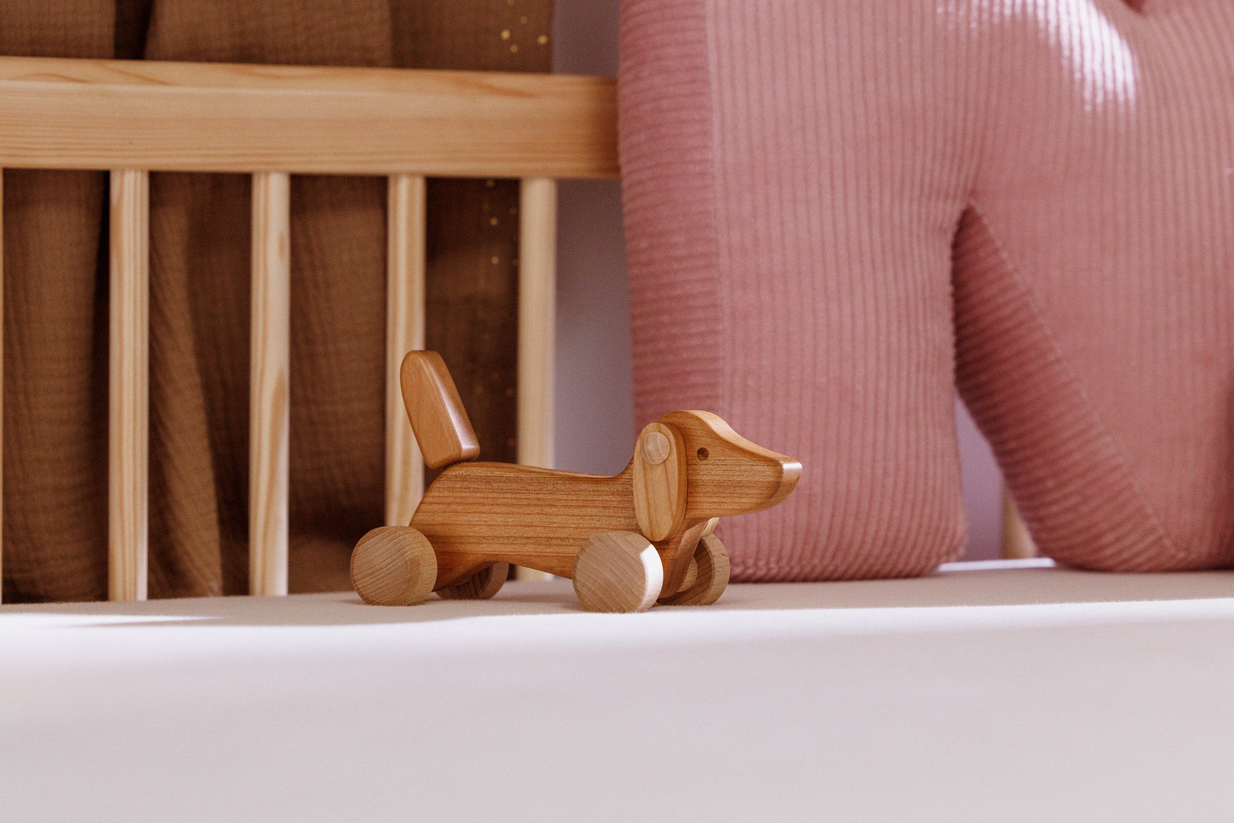 Dachshund Wooden Toy