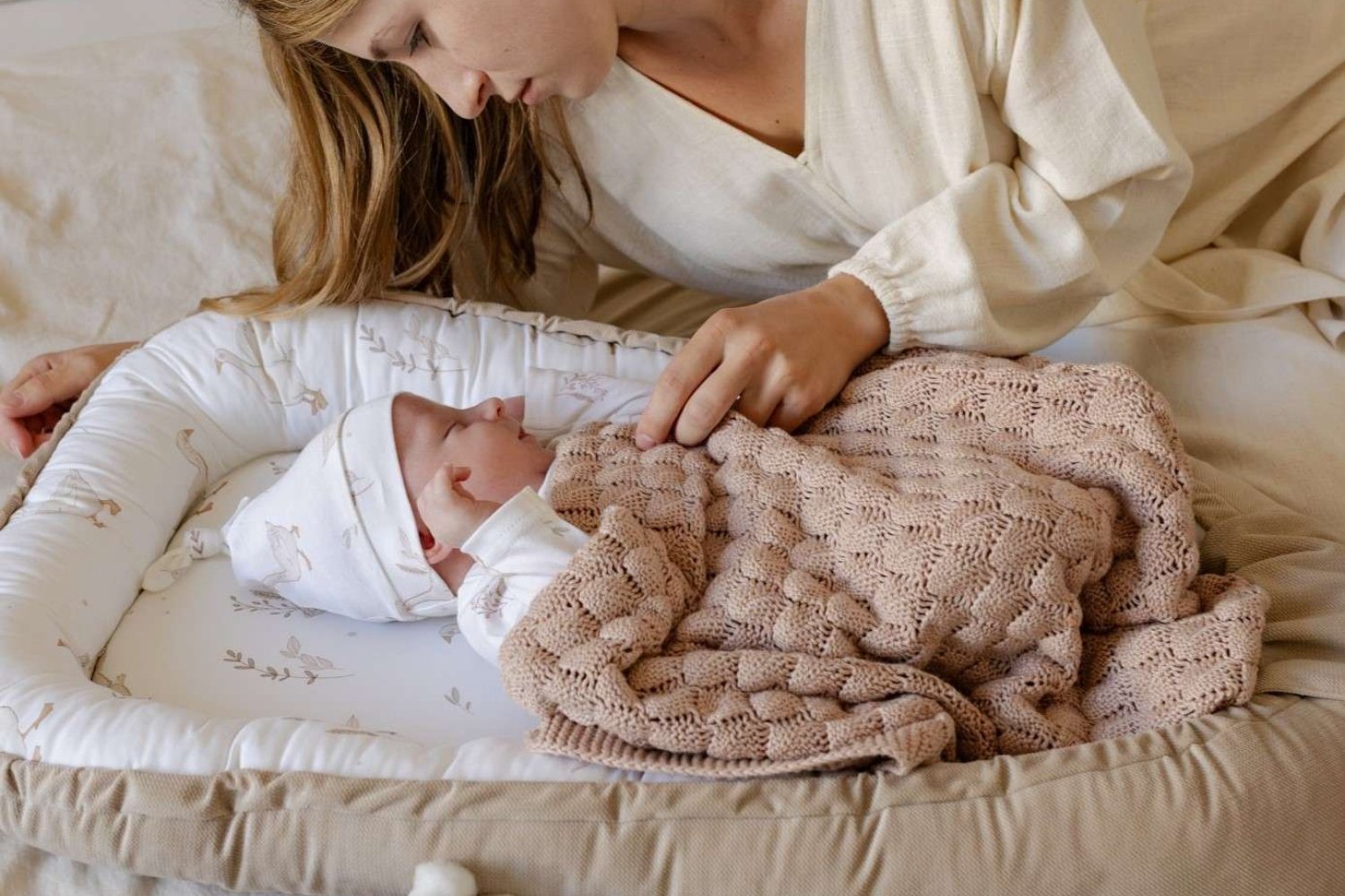 Pastel Pink Soft Bamboo Blanket