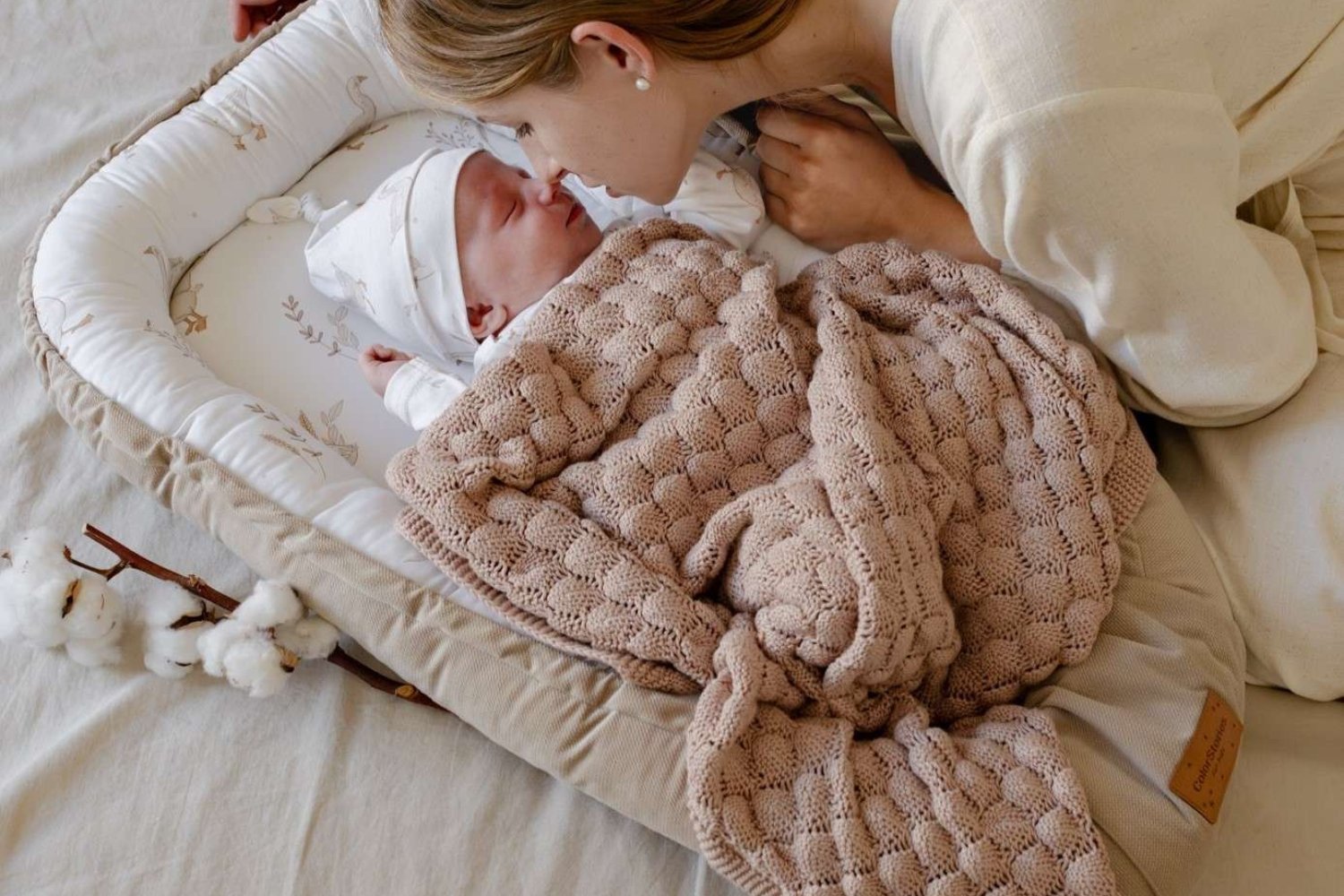 Pastel Pink Soft Bamboo Blanket