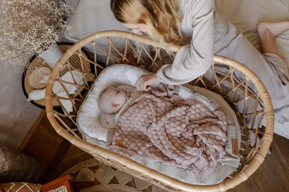 Pastel Pink Soft Bamboo Blanket