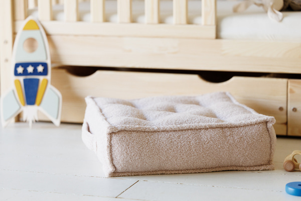 Sitzkissen  Boucle Boho Powder Pink