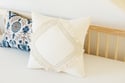 Coussin à Franges Boho Vanille