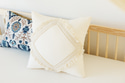 Coussin à Franges Boho Vanille