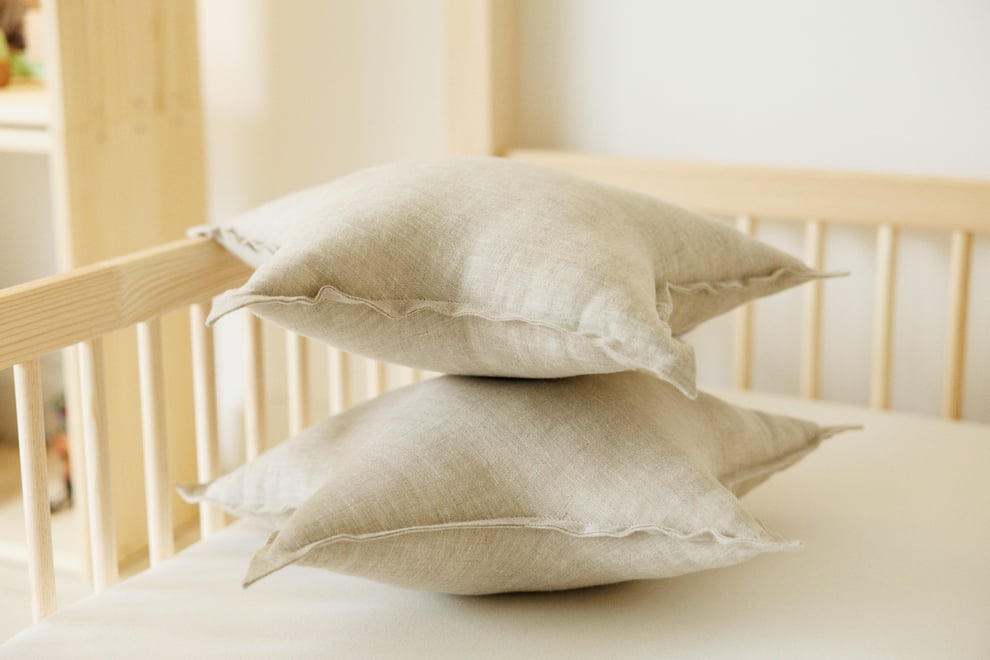 Natural Star Linen Cushion