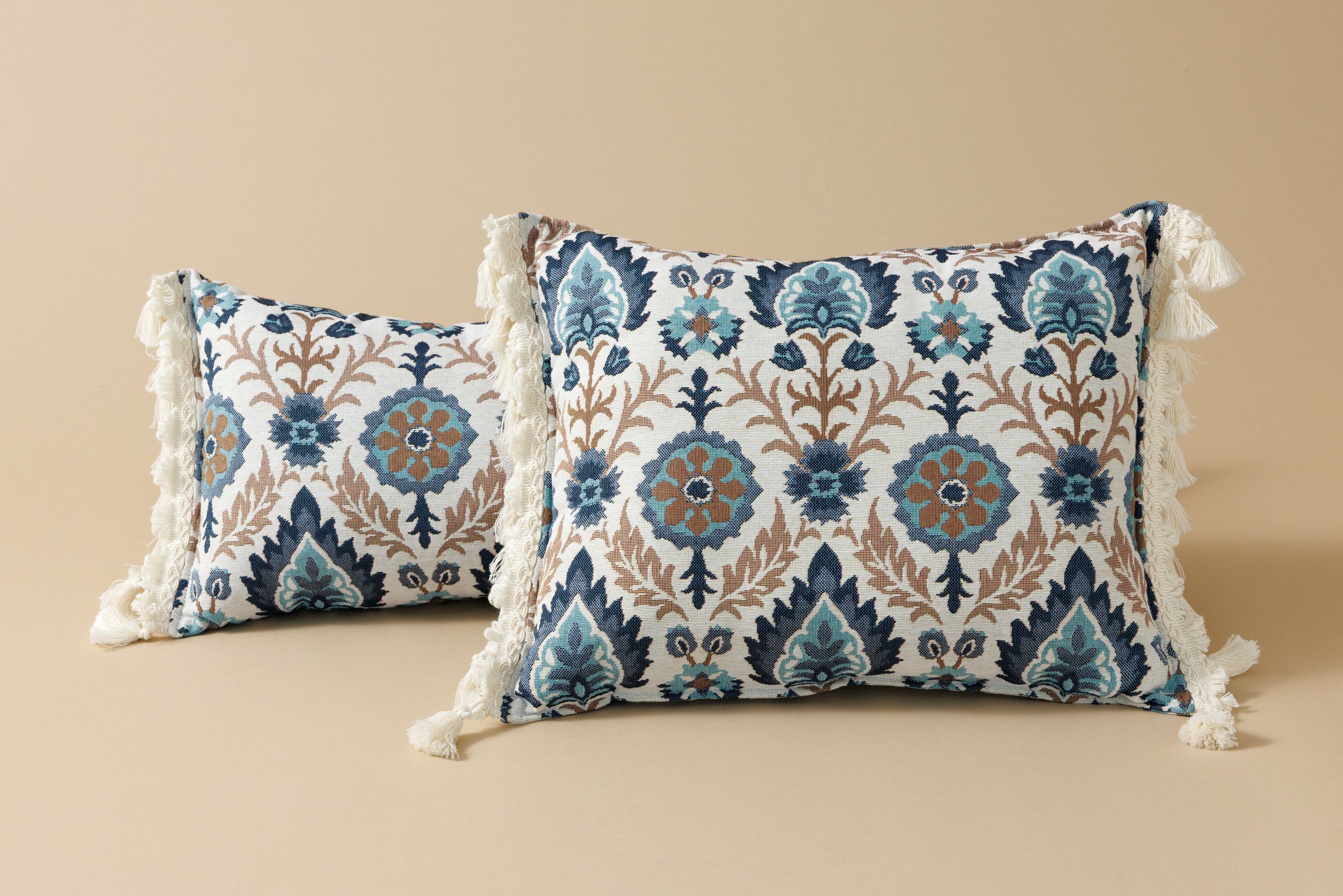 Blue Iris in Istanbul Cushion