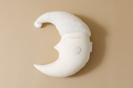 Coussin Sleeping Moon Vanille