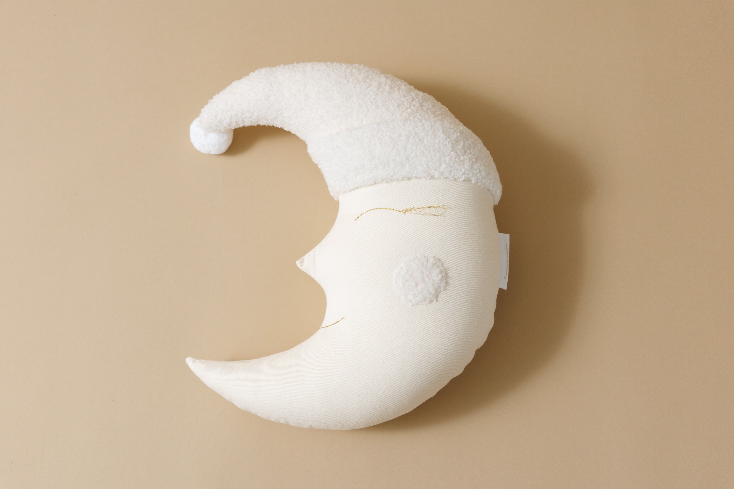 Coussin Sleeping Moon Vanille