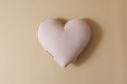 Boho Powder Pink Heart Cushion