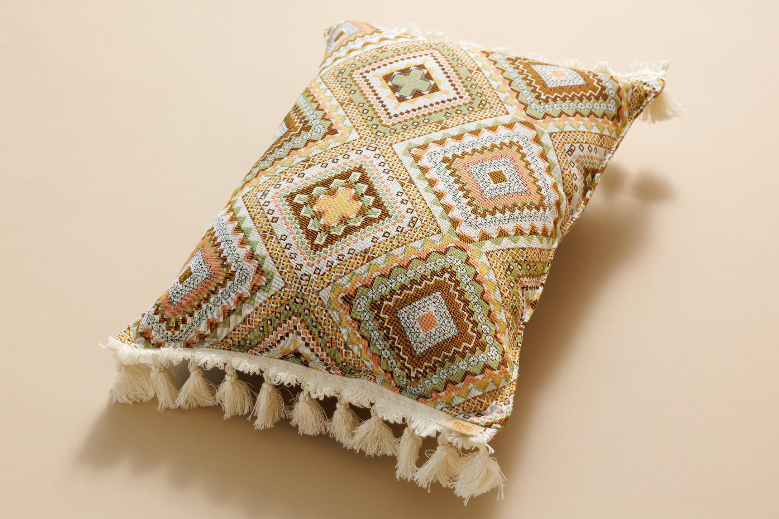 Coussin Tribal Orange