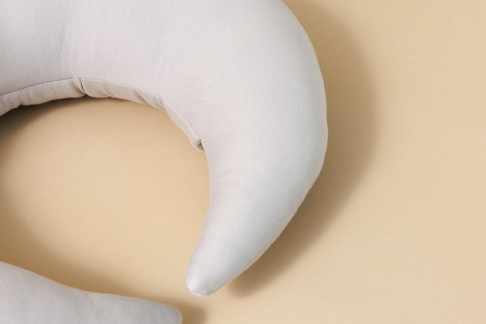 Croissant Nursing Pillow - Beige