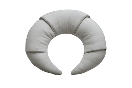 Coussin d'Allaitement Croissant Gris