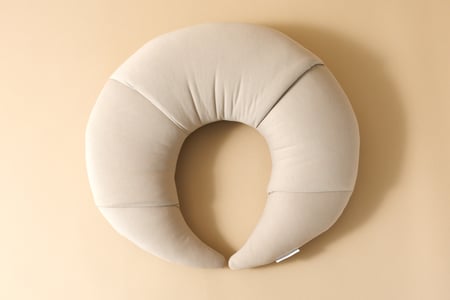 Croissant Nursing Pillow - Capuccino