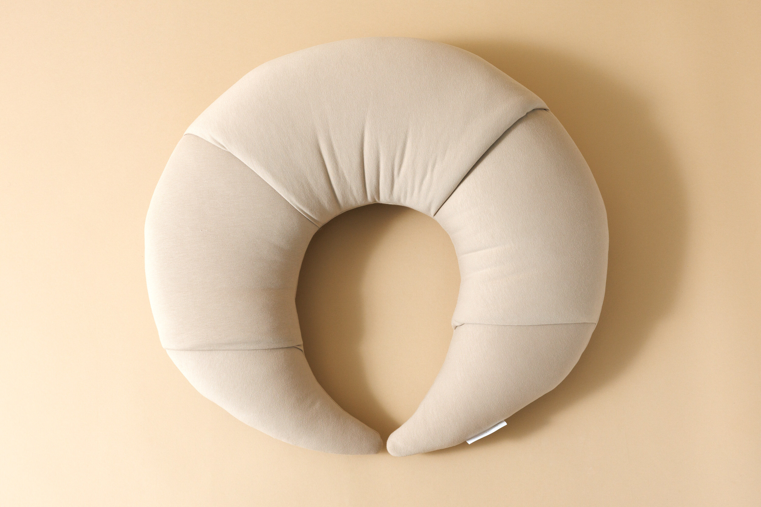 Croissant Nursing Pillow - Capuccino Croissant Nursing Pillow - Capuccino