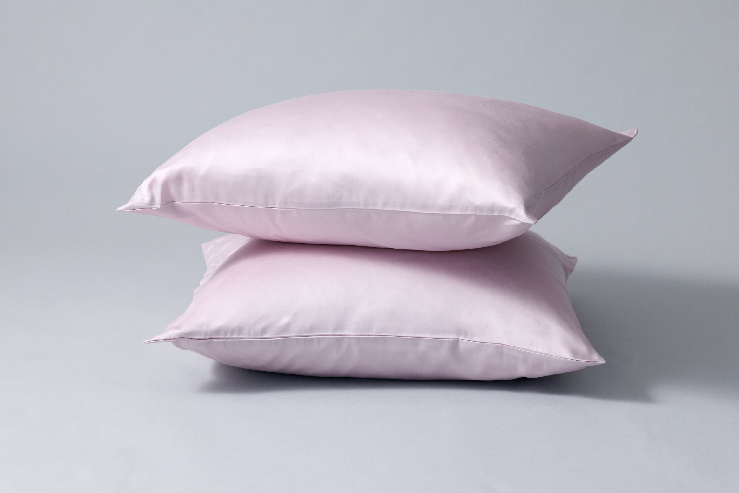 Housse de Couette Satin de Coton Lilas 140x200