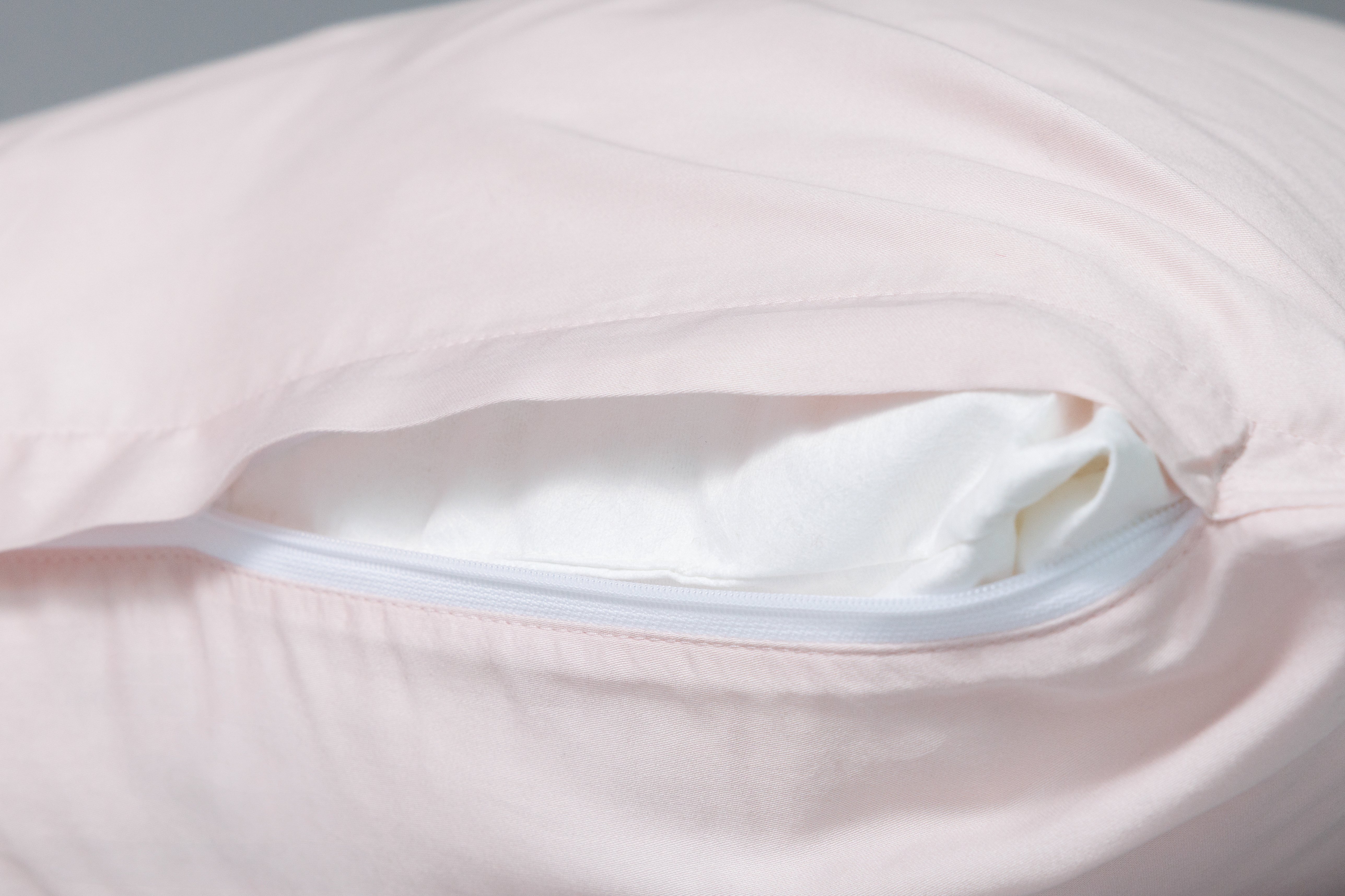 Powder Pink Cotton Sateen Duvet Set 140x200