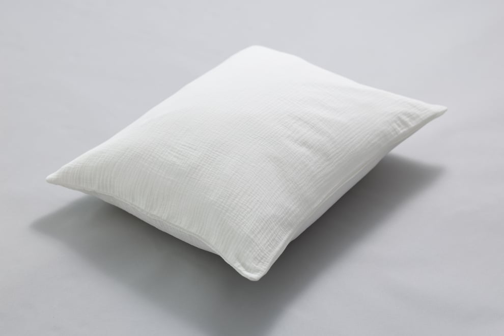 Cotton Muslin 140x200 Duvet Set - Off White