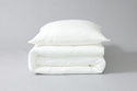 Set Copripiumino in mussola di cotone 140x200 - Off White