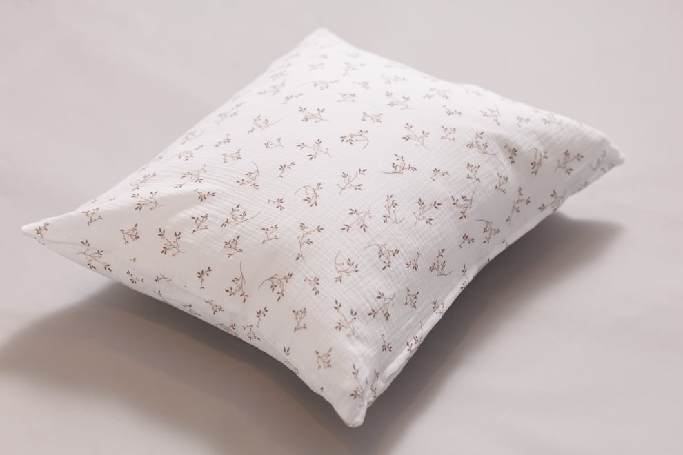 Cotton Muslin 140x200 Duvet Set - Cotton Flowers