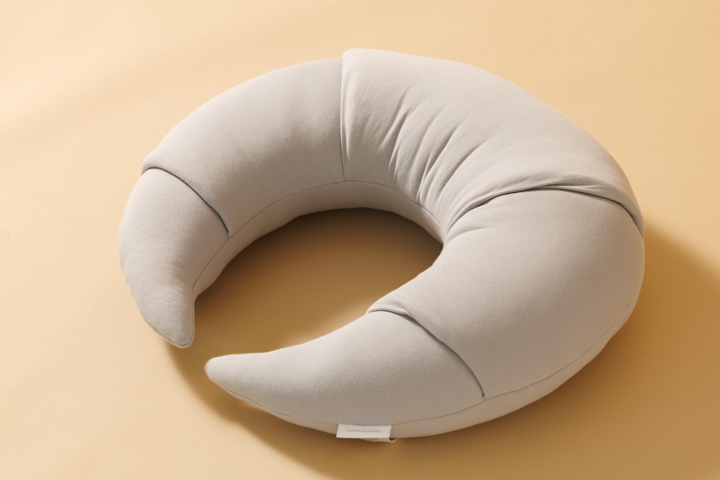 Croissant Nursing Pillow - Grey