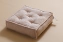 Pouf boucle Boho rosa cipria