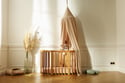 Beige Stripes Muslin Canopy