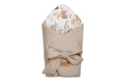 Velvet Forest Friends Swaddle