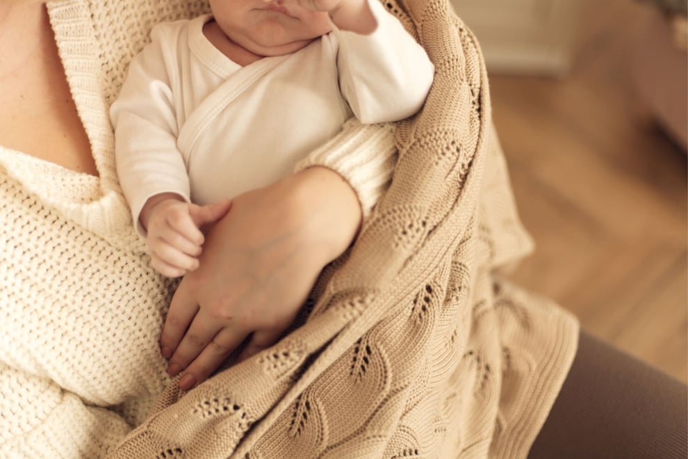 Coperta di Bambù Ivy Cappuccino