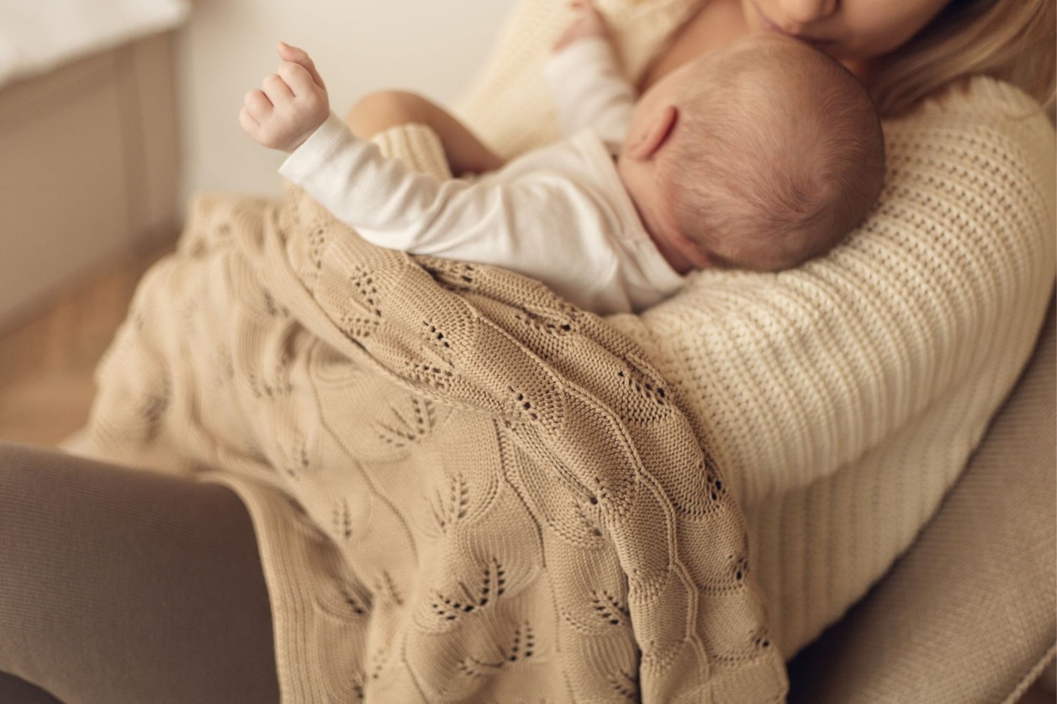 Coperta di Bambù Ivy Cappuccino