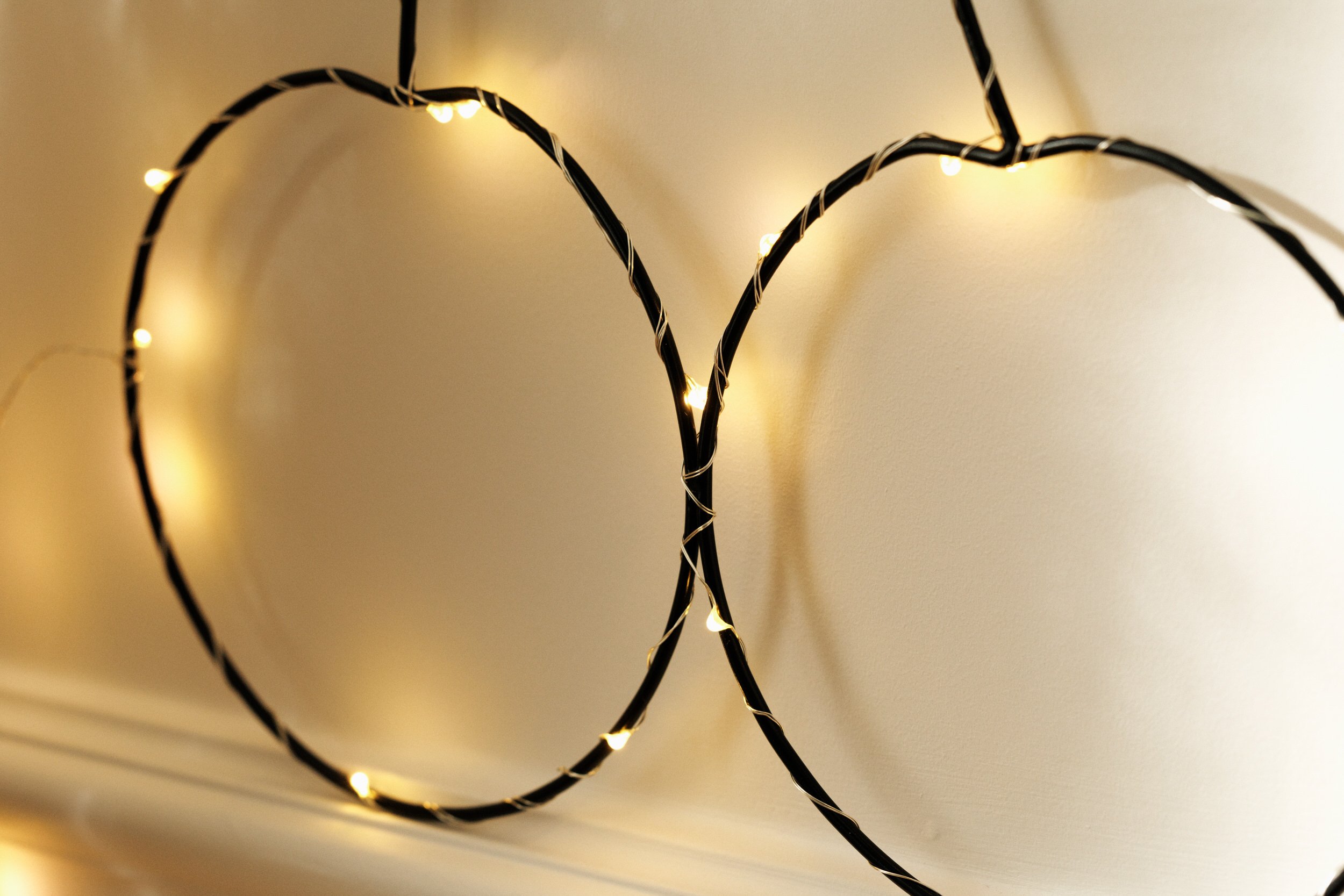 copy ofMetal Wire LED Light - Cherry 