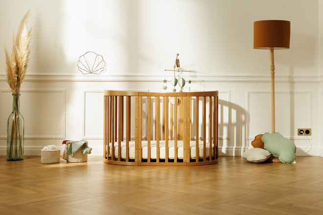 Luz LED de Arame Metálico Preto - Concha