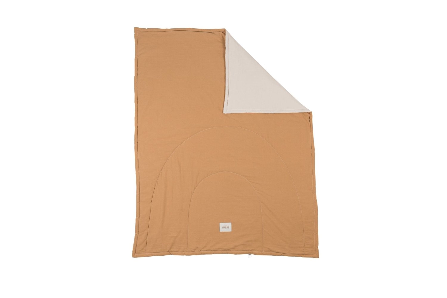 Saldi Estivi - Set Coperta e Cuscino 110x140 - Camel