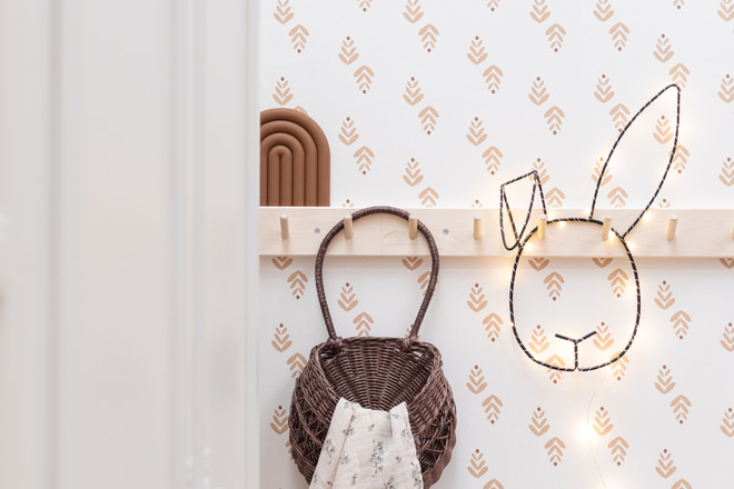 Metalldraht-LED-Leuchte - Hase