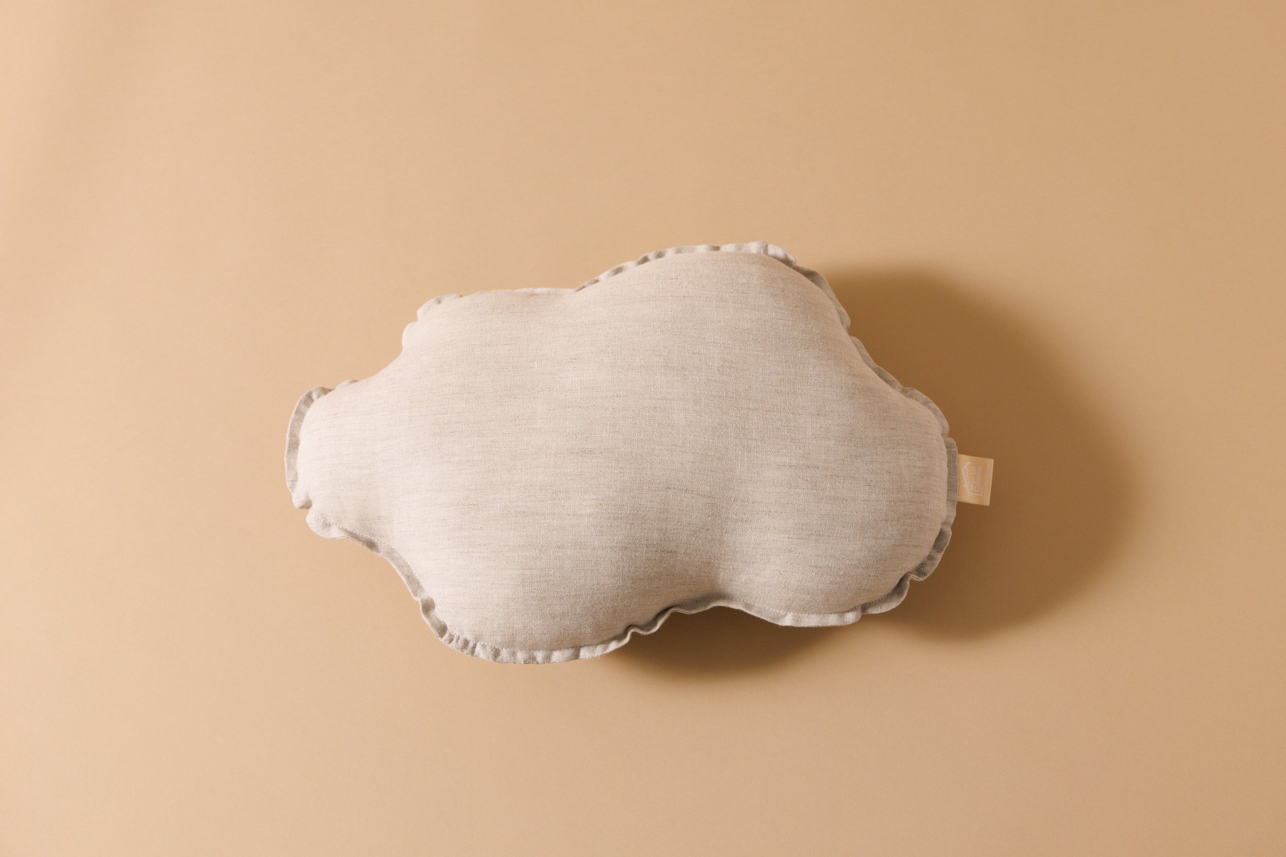 Coussin Nuage en Lin Naturel