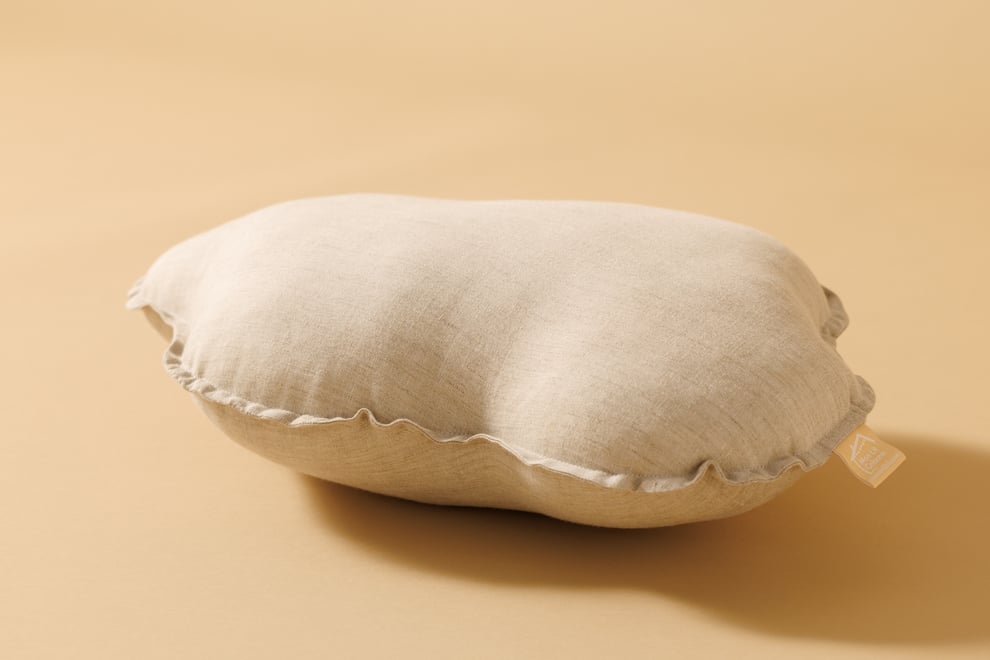 Coussin Nuage en Lin Naturel