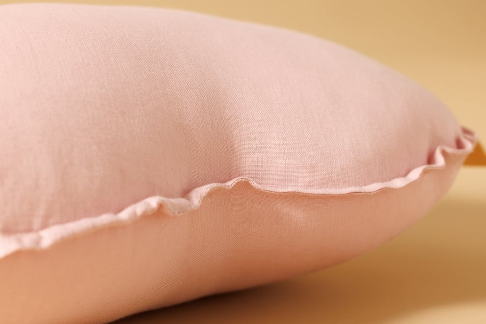 Blush Cloud Linen Cushion