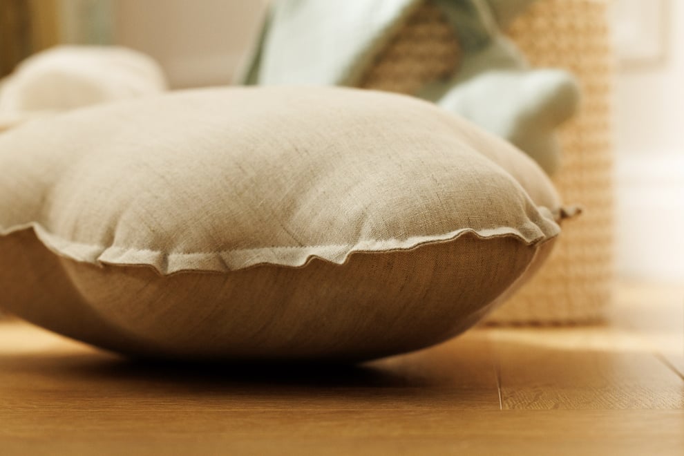 Coussin Nuage en Lin Naturel