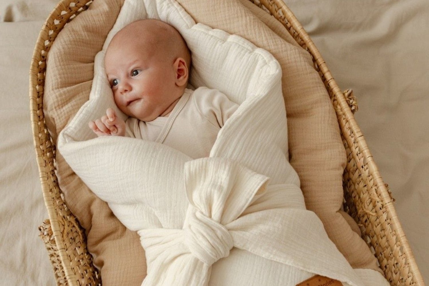 Babyschlafsack aus Musselin - Rosa