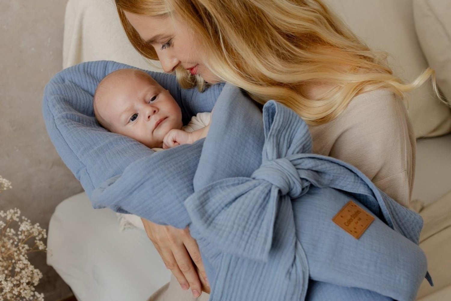 Babyschlafsack aus Musselin - Rosa