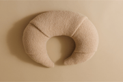 Croissant Nursing Pillow - Chocolate Bucle