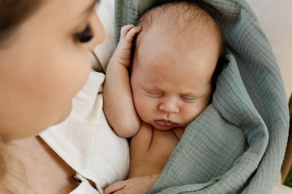 Sada 2 mušelínových plenek - Růžová a Krémová