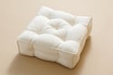 Pouf Matelassé Boho Vanille