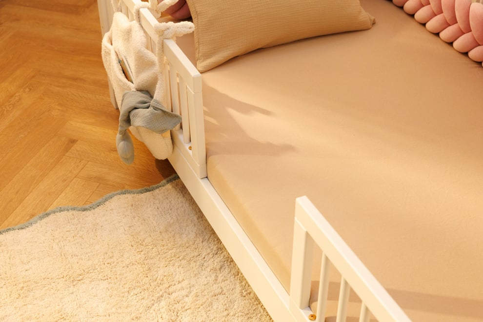 Waterproof Fitted Sheet - Beige